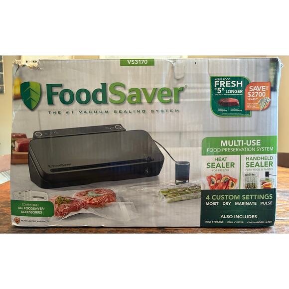 FoodSaver VS3170 Multi Use Food Preservation System w Built-in Handheld Sealer - Picture 1 of 10